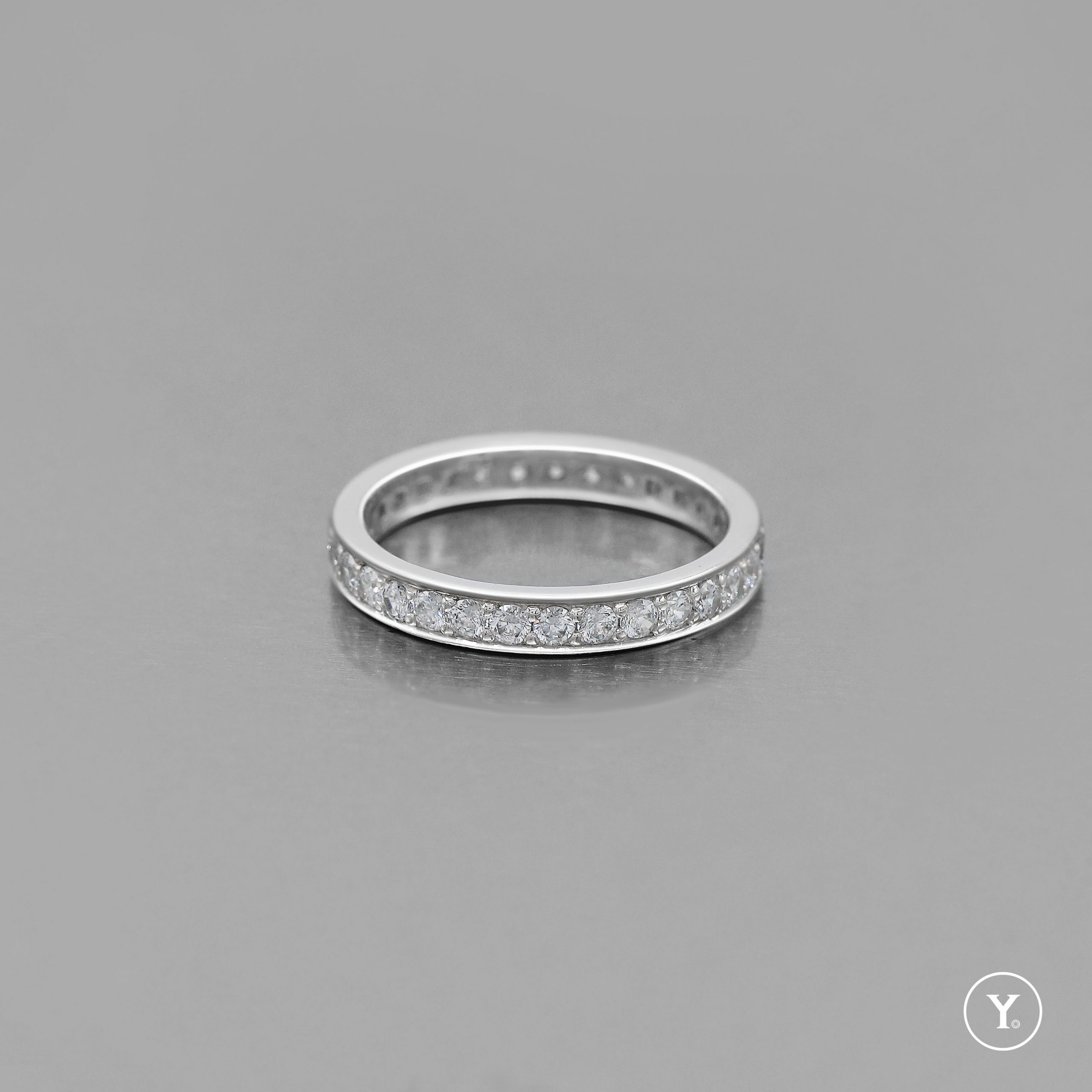 Y.Signature:: The Horizon Y. Signature Eternity Ring Design for Custom Order