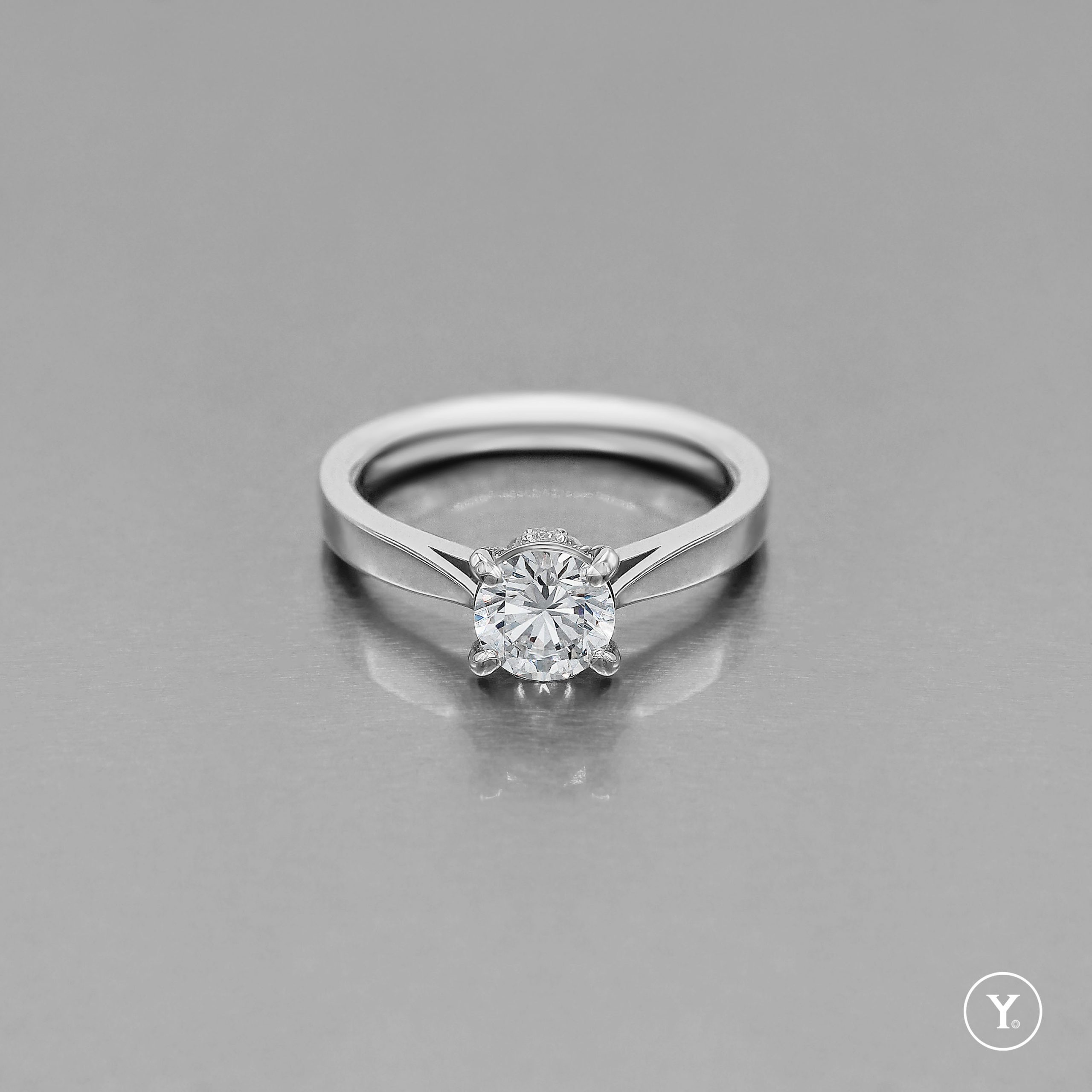 Y. Signature:: The Timeless || Y. Solitaire Ring Design for Custom Order