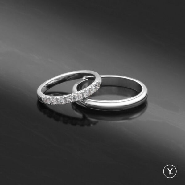 Y. Fine Comfort Fit Band for Him :: Men’s Ring, Wedding Band in Platinum 950 - Image 2