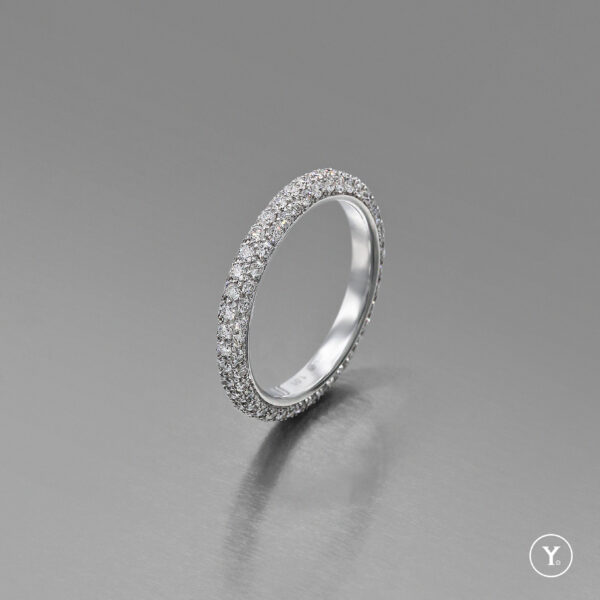Eraya V.1 - Y. Full Eternity Ring in Solid Gold