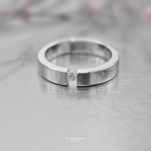 Noah :: Diamond Wedding Band For Him in Solid Gold for Custom order