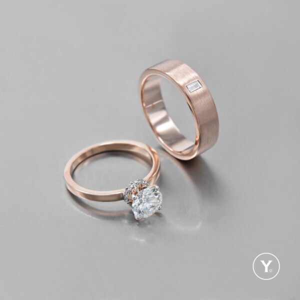 Dawn – Engagement Ring Mounting in 18K Solid Gold - Image 4