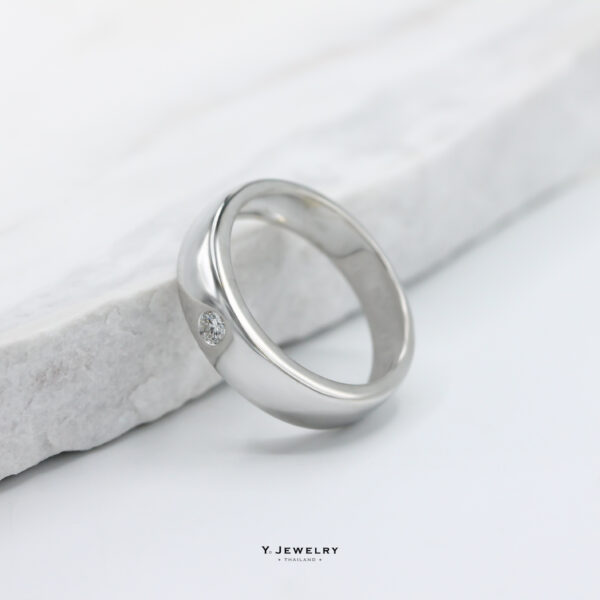 Noble :: Comfort Fit Wedding Band Design For Him for Custom Order - Image 3