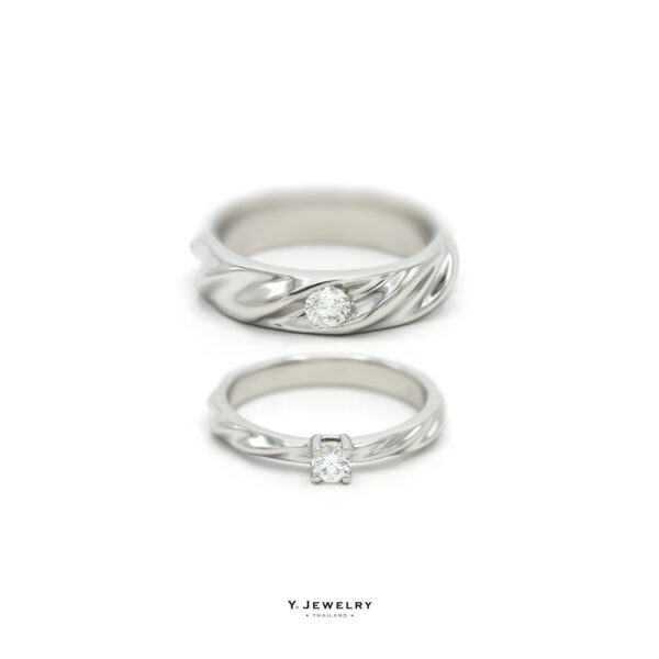 Journey – For Her Engagement Ring Mounting in Solid Gold - Image 3